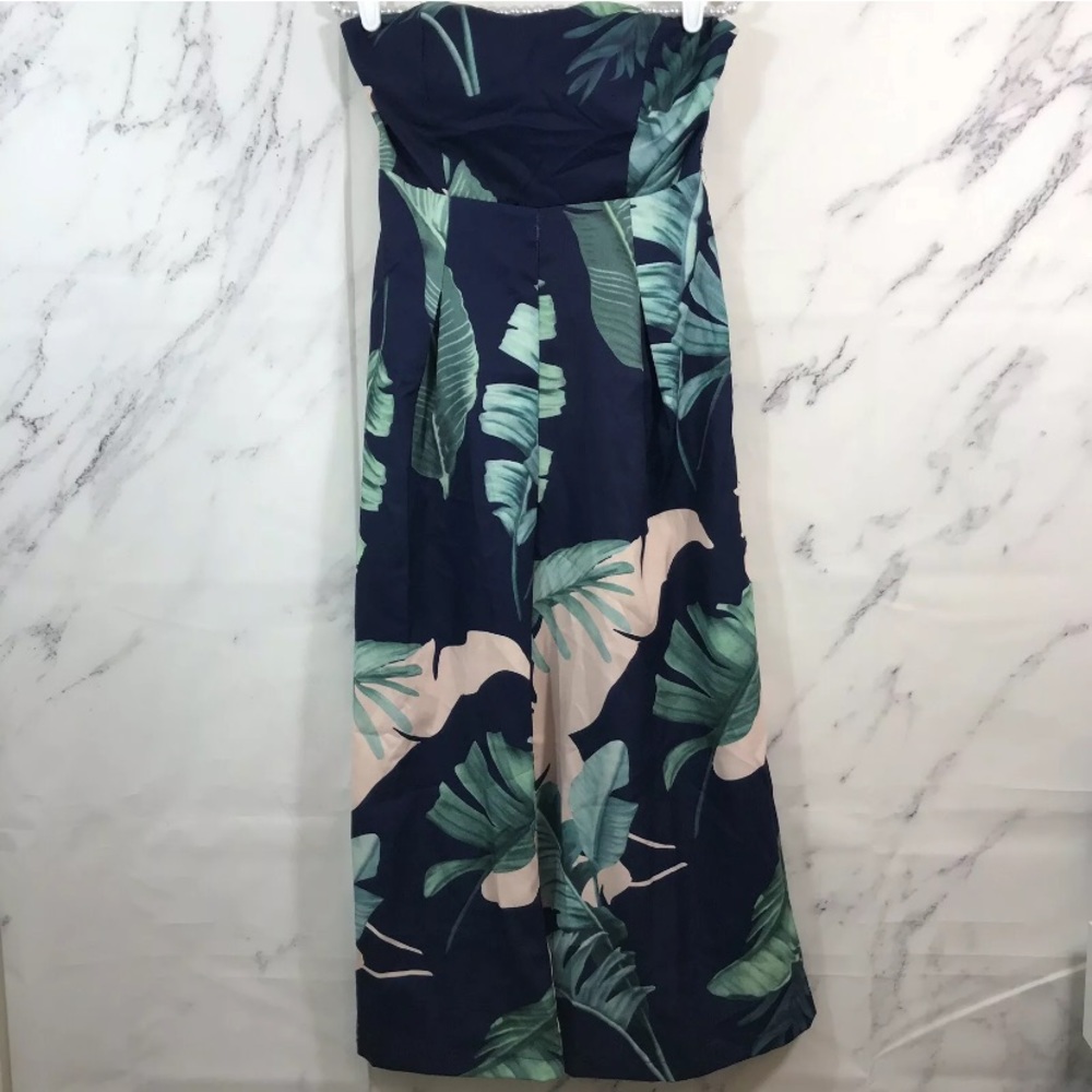 Lulus Navy Tropical Jumpsuit
